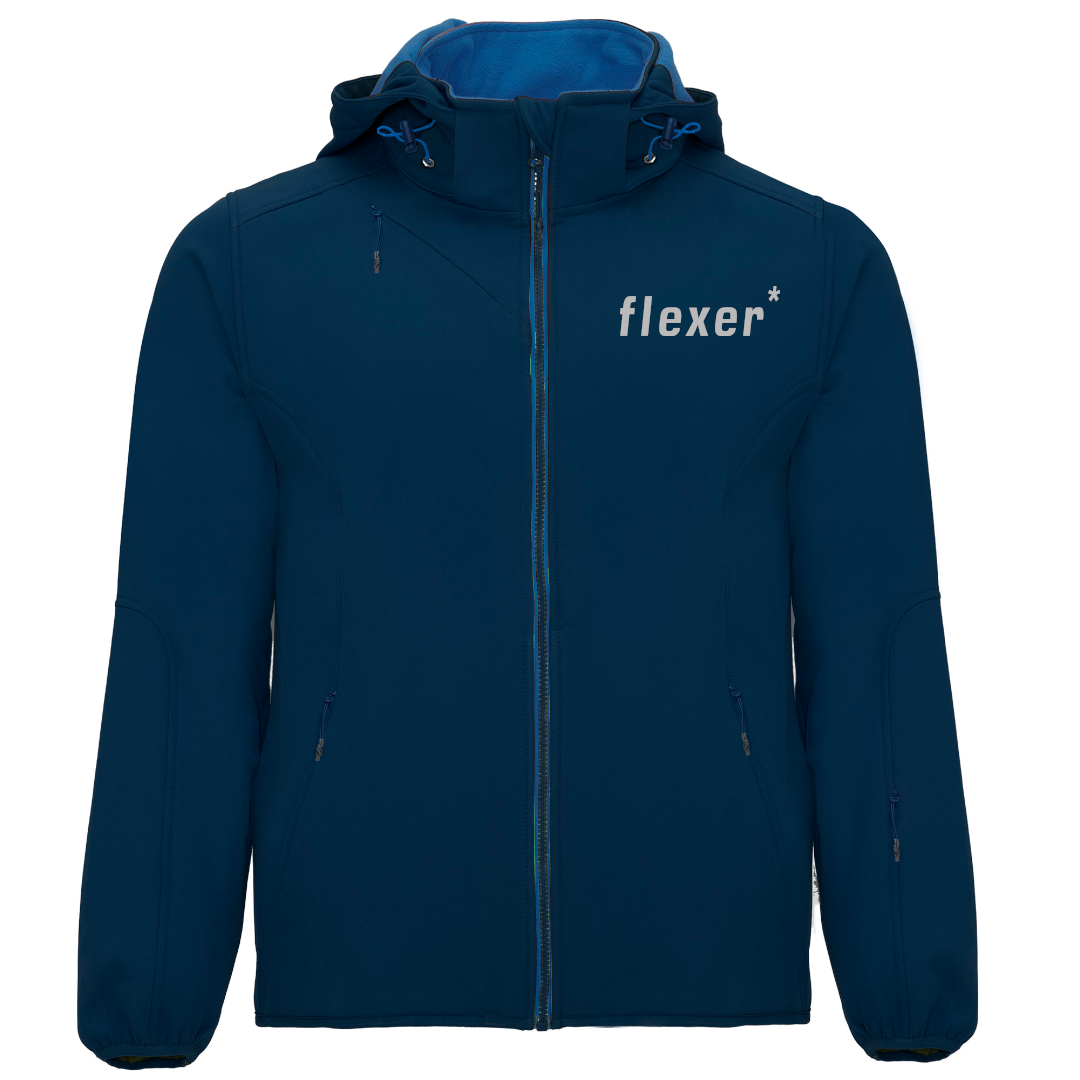 Chaqueta con capucha flexer*