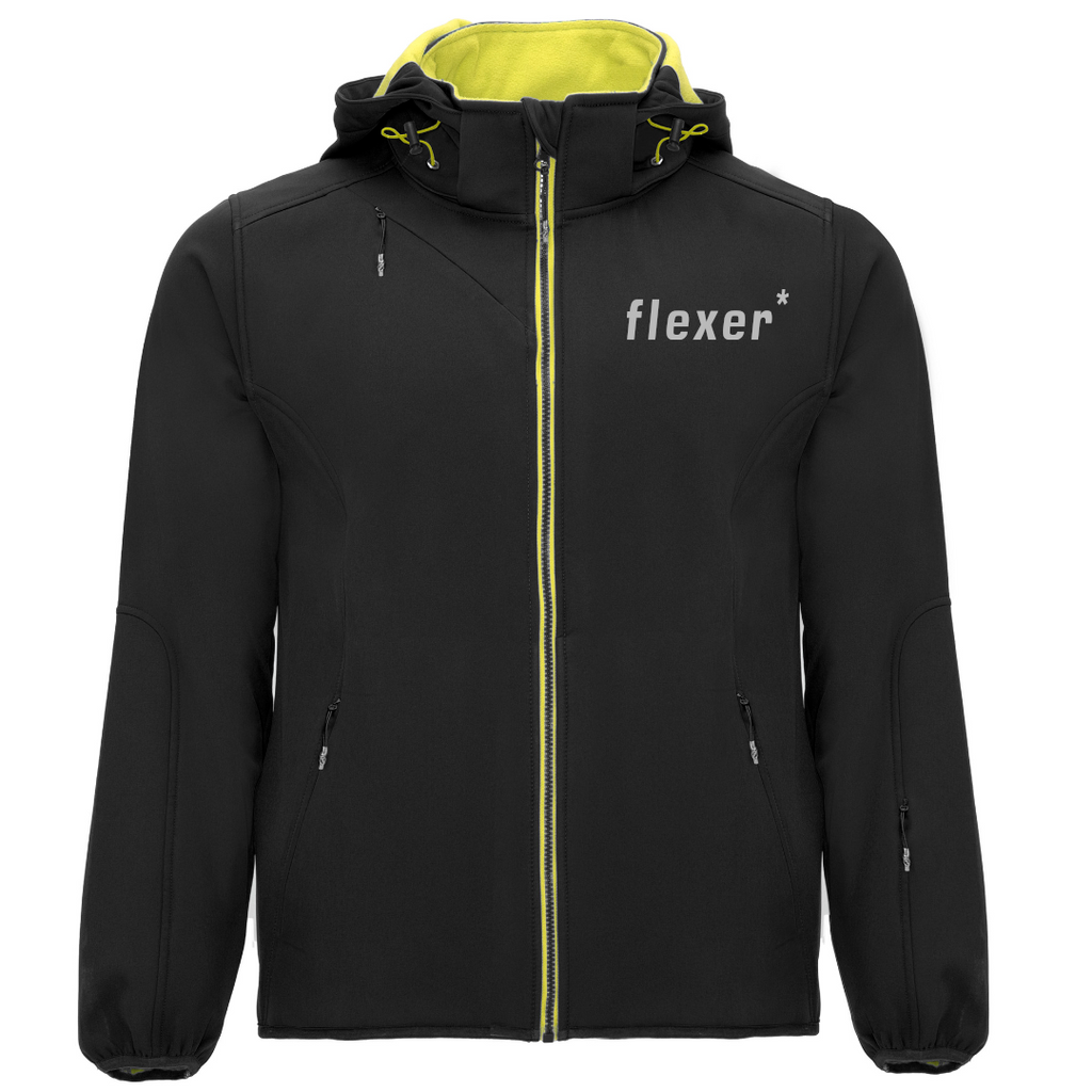 Chaqueta con capucha flexer*