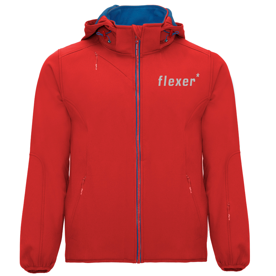 Chaqueta con capucha flexer*
