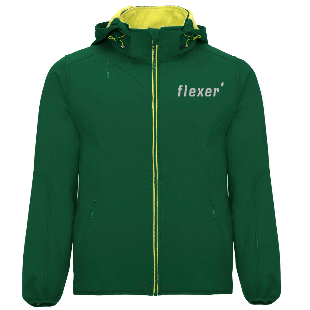 Chaqueta con capucha flexer*